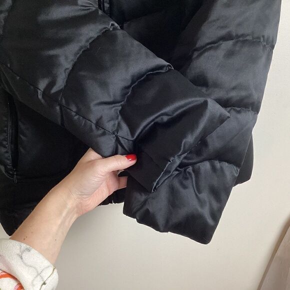 Women’s Black Down Puffer Jacket Size S - Picture 6 of 12